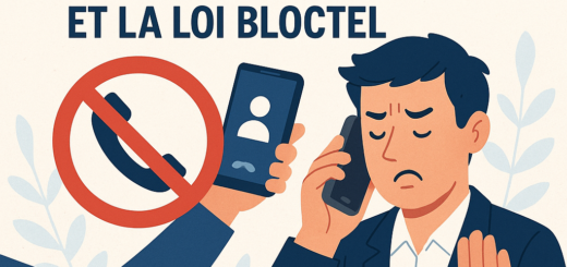 Illustration of Appel commercial agressif et démarchage abusif : vos droits et la loi Bloctel