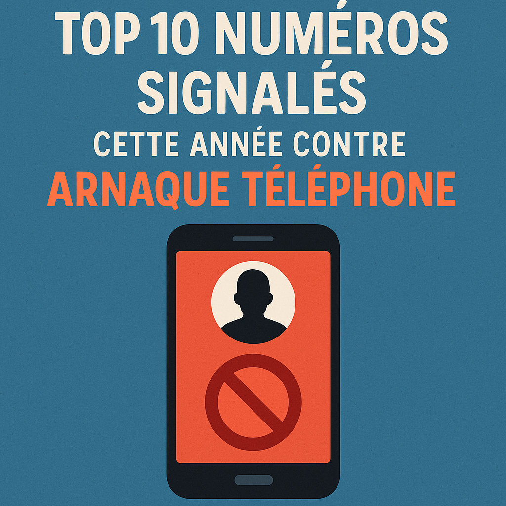Illustration of Top 10 numéros signalés cette année contre arnaque téléphone